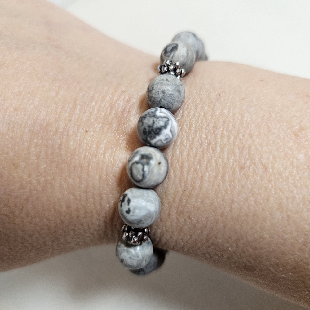 Picasso JASPER Stretch Bracelet NWOT Handmade - Picture 9 of 12